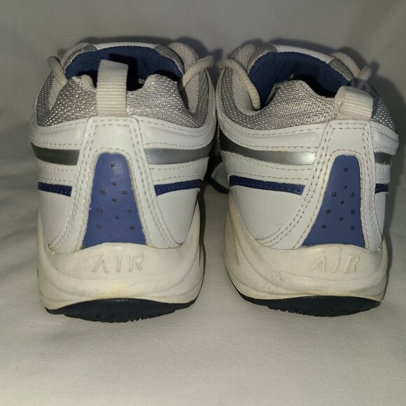 Nike Air Women’s Athletic Shoes – White/Grey/Blue - EUC - Picture 13 of 14